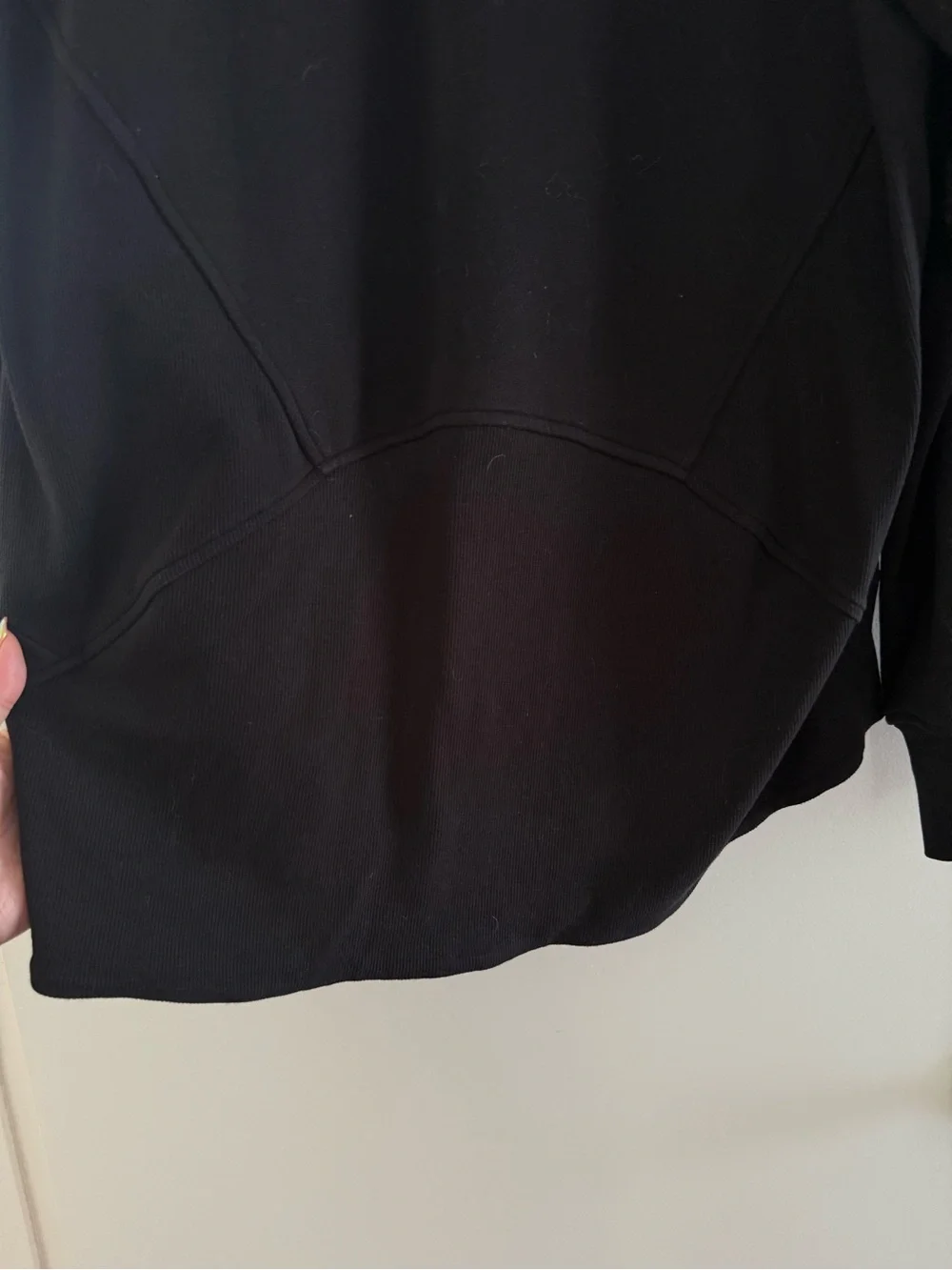 Lululemon Scuba Oversized Funnel-Neck Half Zip Long Black - M/L